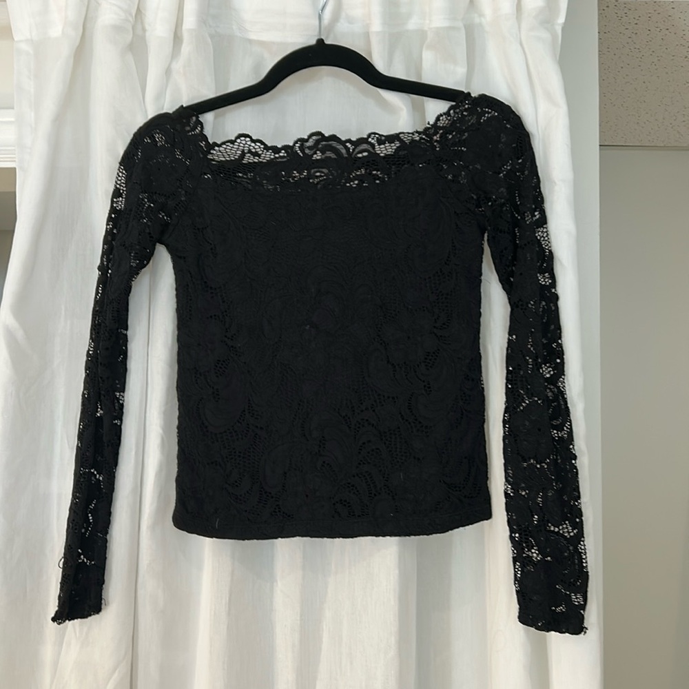 Black Lace Long Sleeve